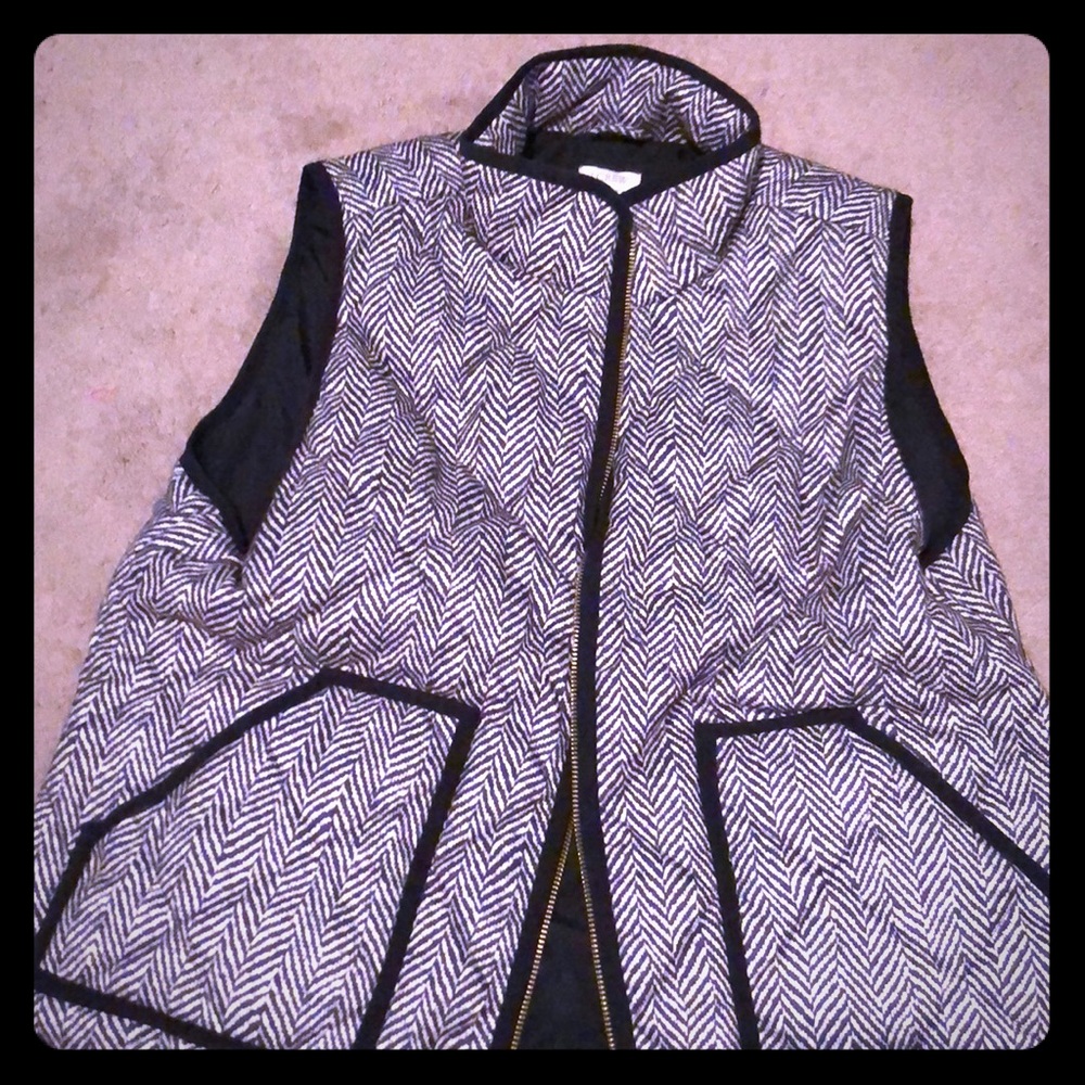 J. Crew Factory Herringbone Vest